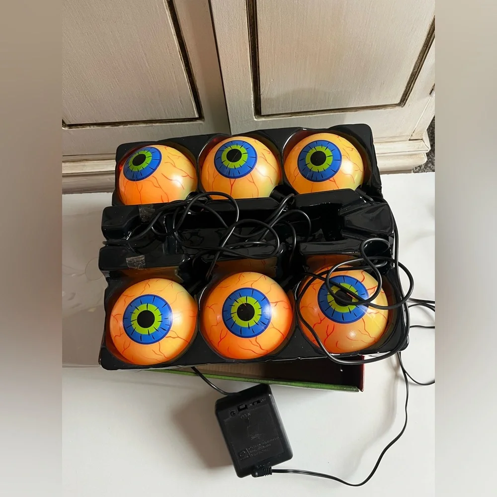 Vintage Color Changing Spooky Eyes Halloween Decoration String Decor Holiday
